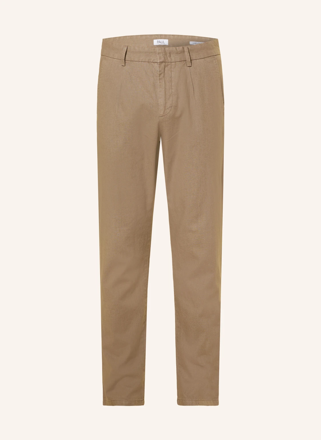 PAUL Chino Regular Fit mit Leinen