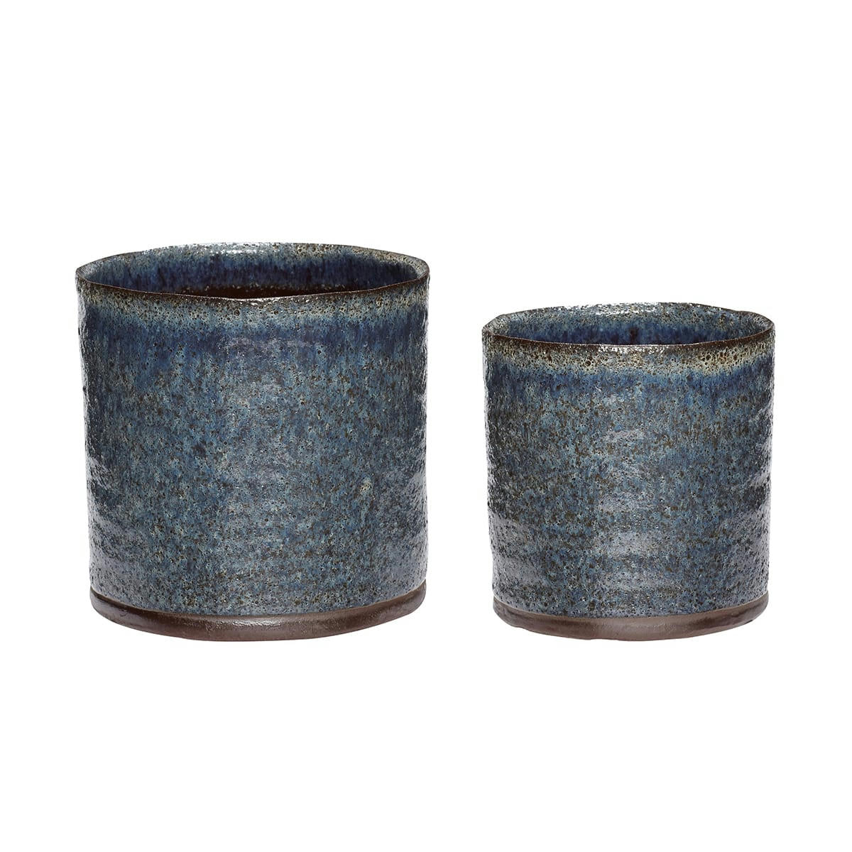 SEED - Pot en céramique violet et vert (x2)