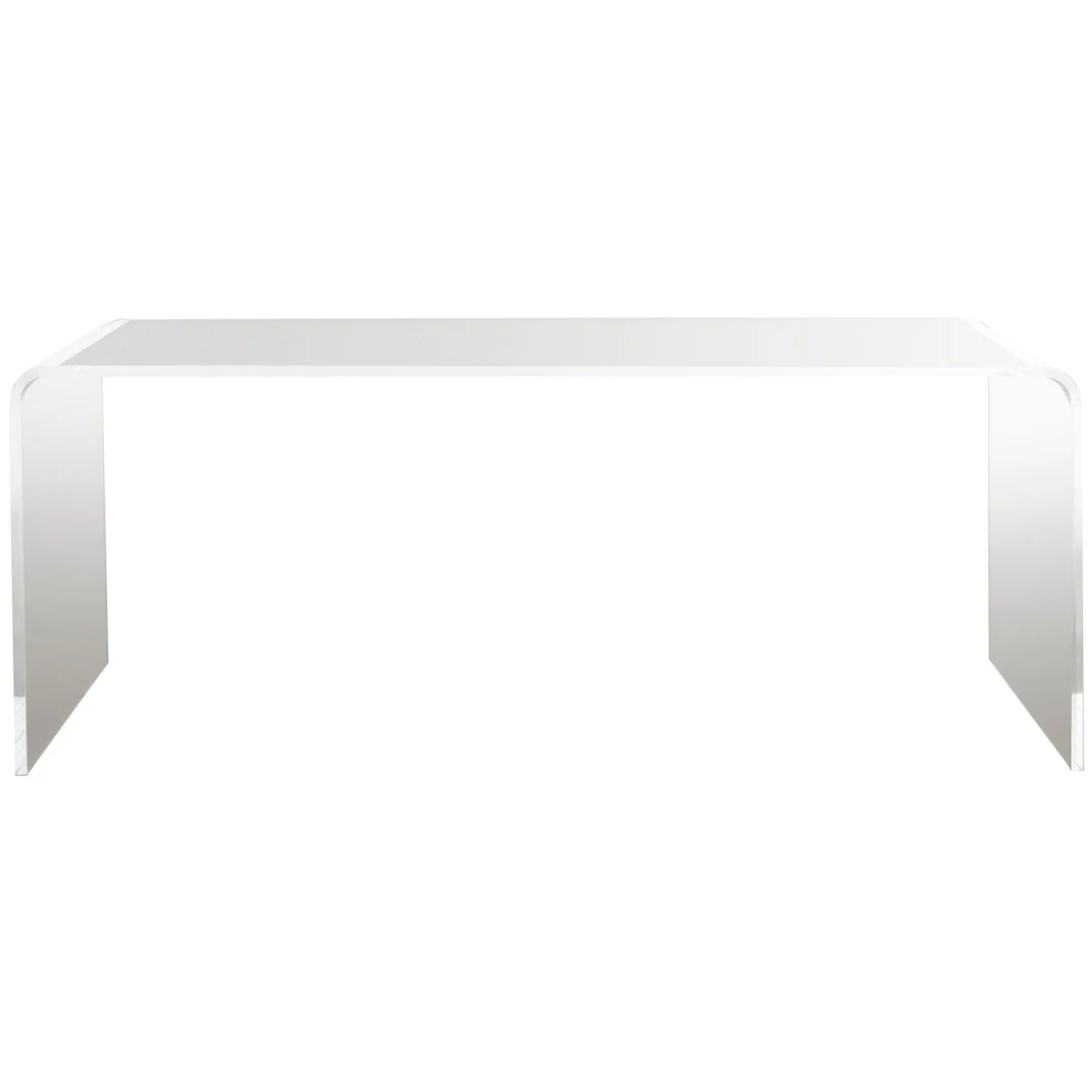 SAFAVIEH Alfredine Clear Acrylic Coffee Table - 35.4 x 17.7 x 13.8 - 35Wx18Dx14H