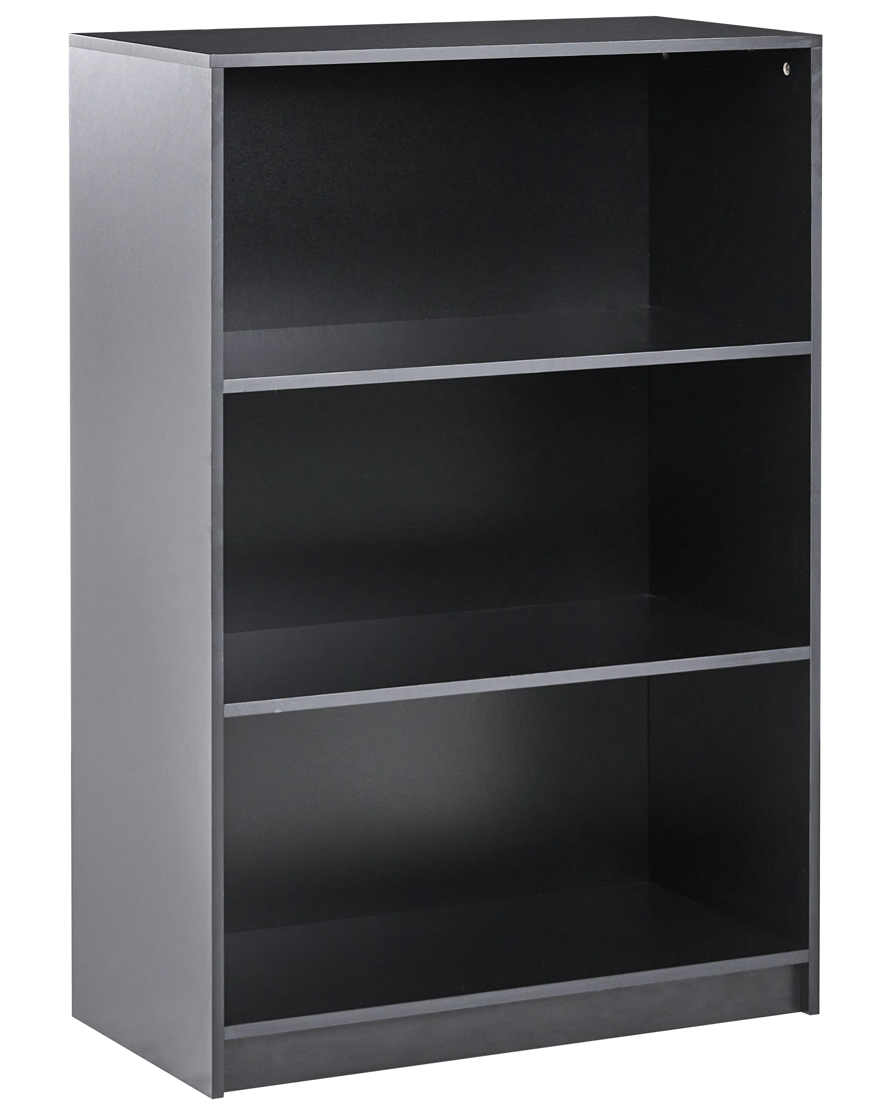 3 Tier Bookcase ZEHNA 117 cm Black