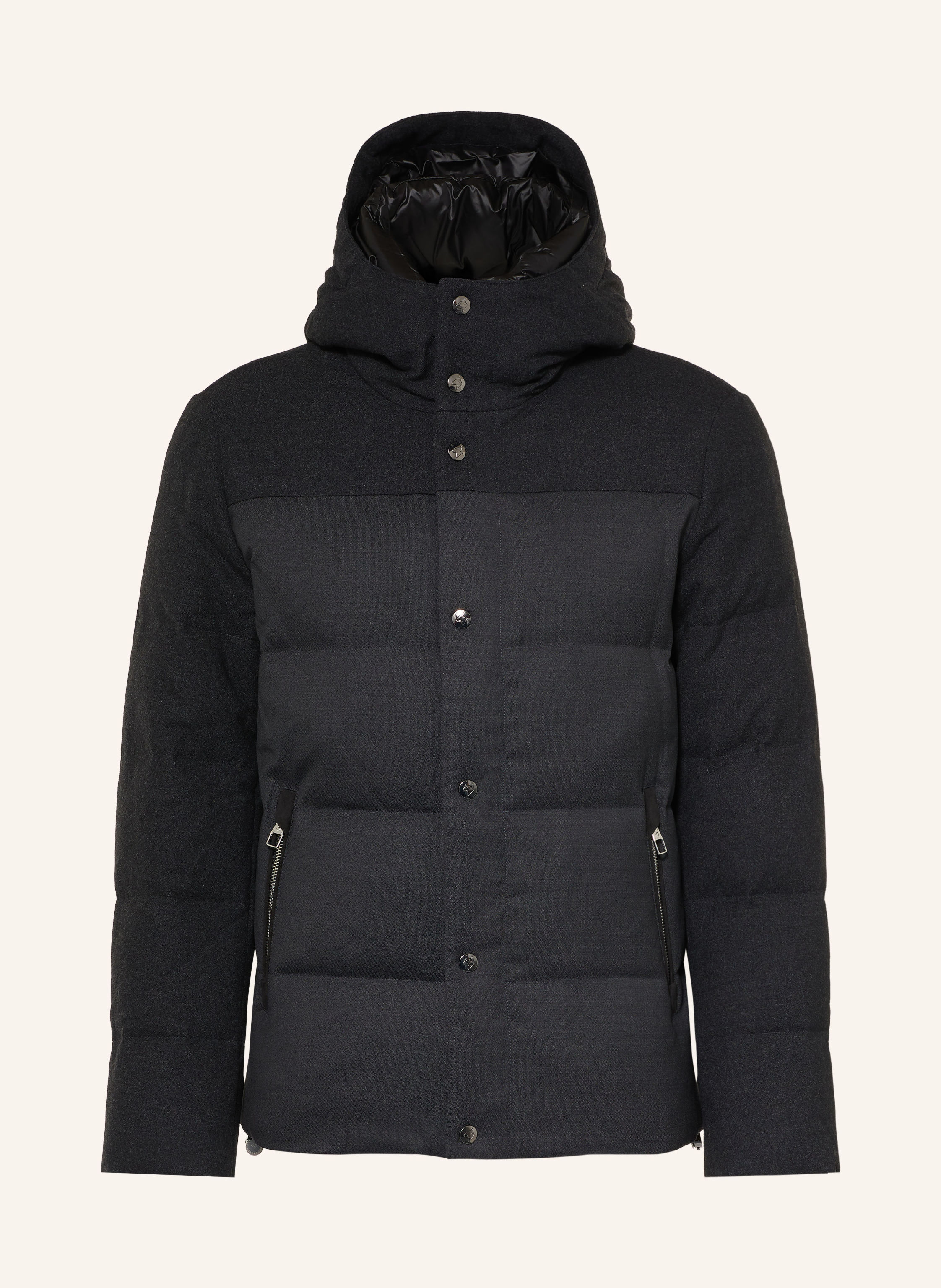 Montecore Daunenjacke im Materialmix