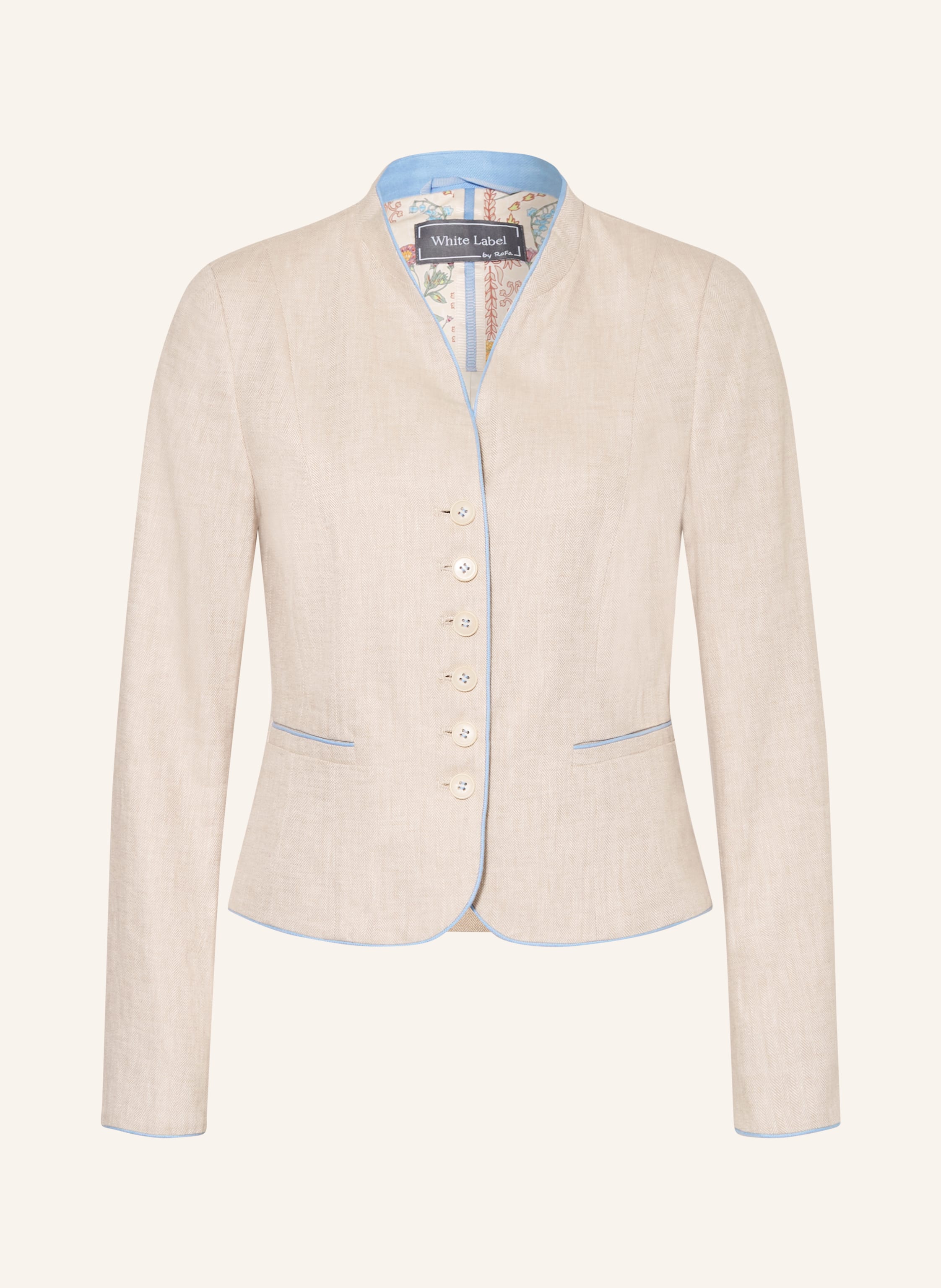 White Label Janker mit Leinen