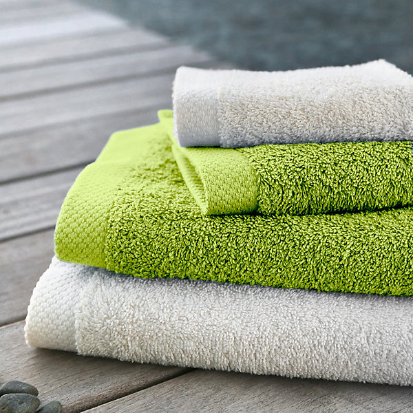 Drap de douche 70x180 cm PURE Pistache 550g/m2