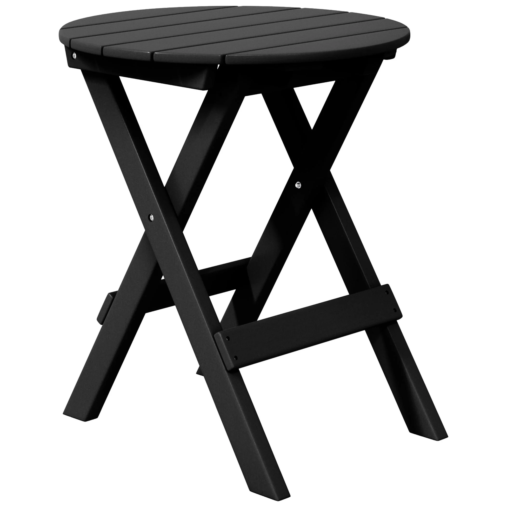 Polytrends Laguna Patio Round Folding Dining Table