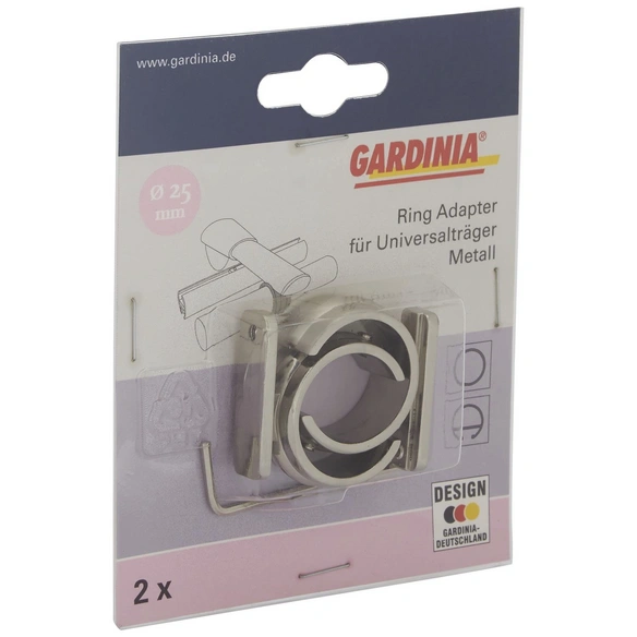 Ring-Adapter, Windsor, Silber, 2 Stück, 25 mm