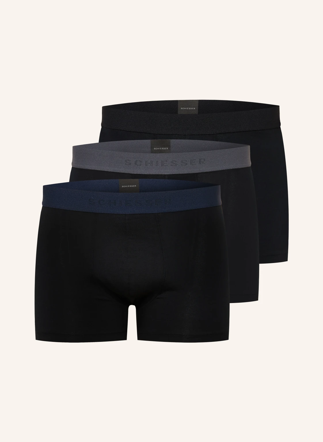 SCHIESSER 3er-Pack Boxershorts ORGANIC COTTON
