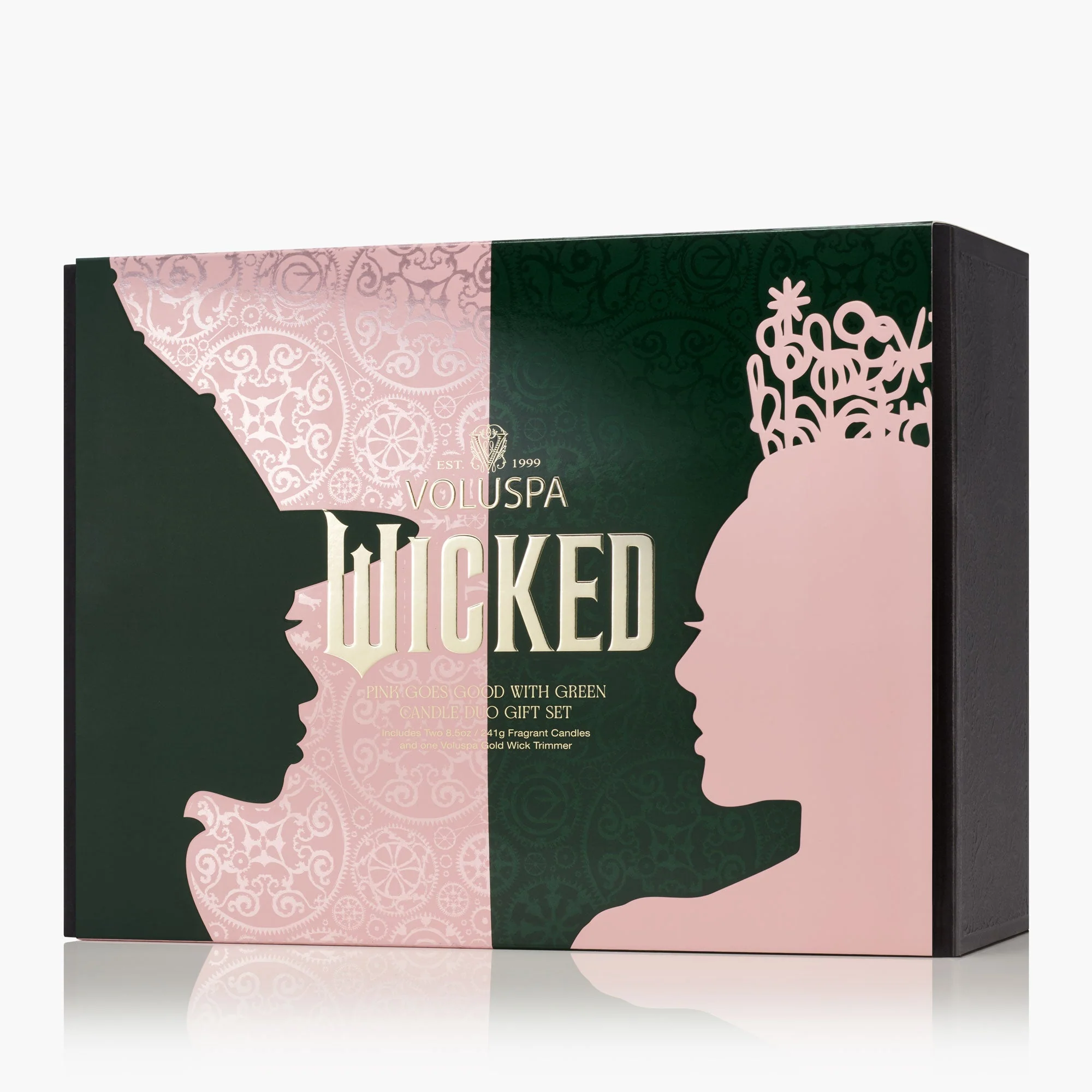 Pink Goes Good With Green - Candle Duo Set