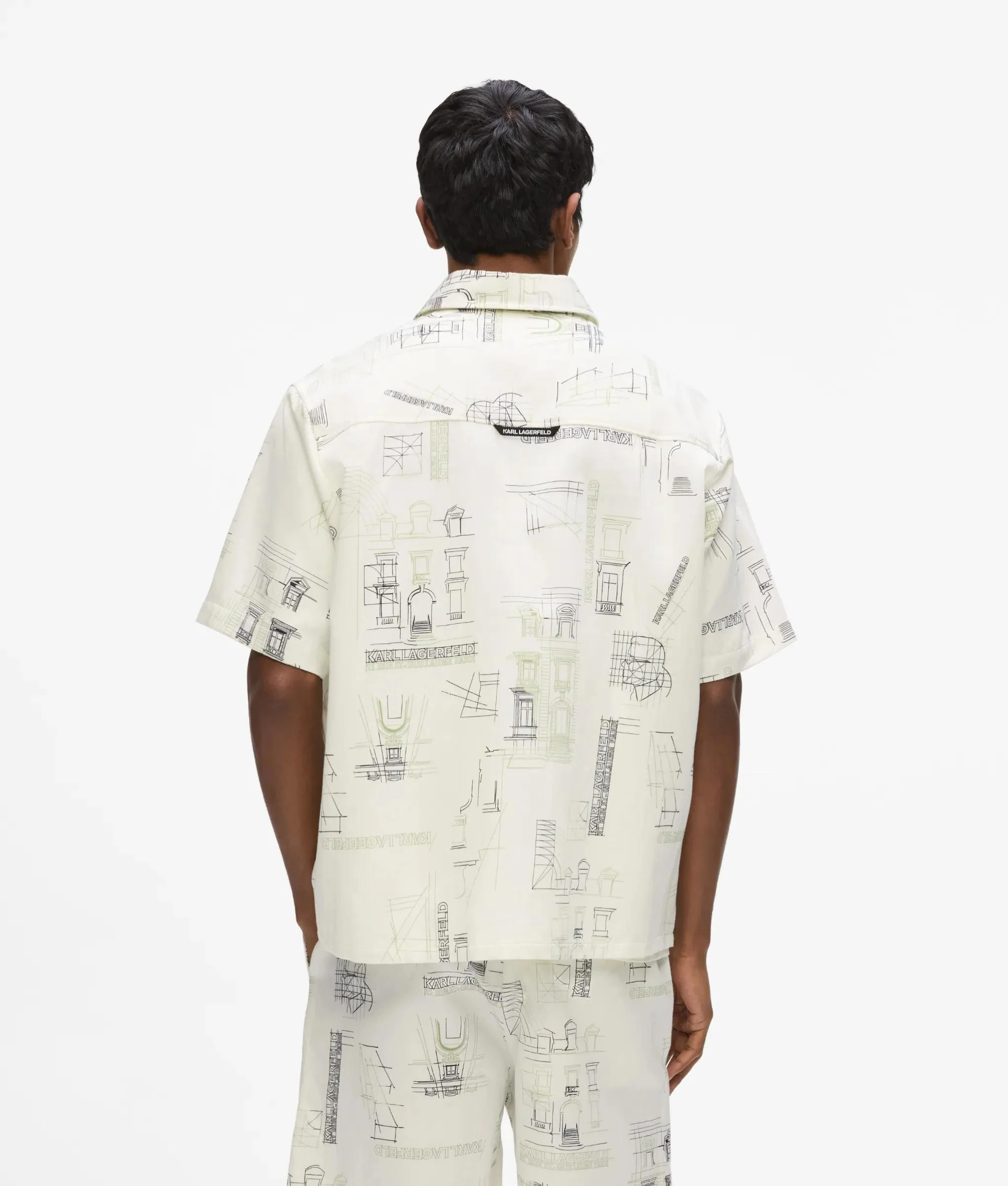 Chemise à manches courtes Maison de Karl