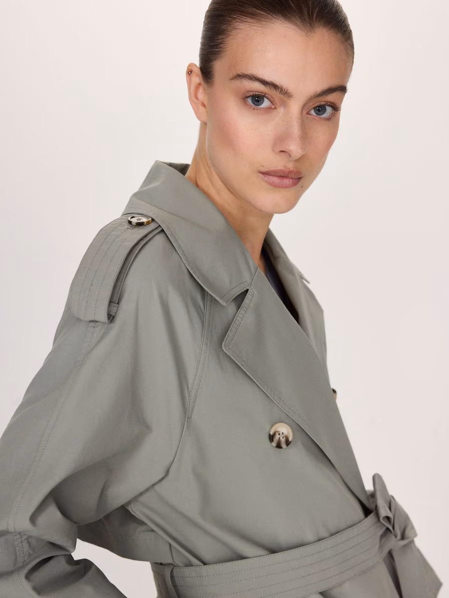 Double Breasted Oversized Trench Coat