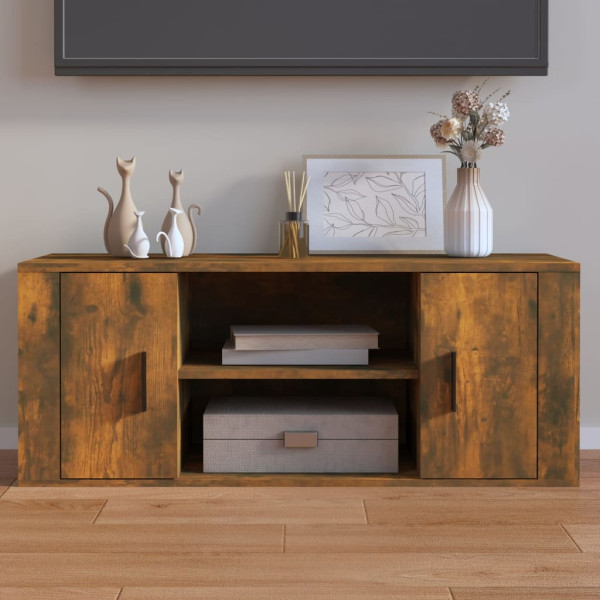 Szafka Pod Telewizor Szafka RTV Półka Stolik Telewizyjny 100x35x40 cm