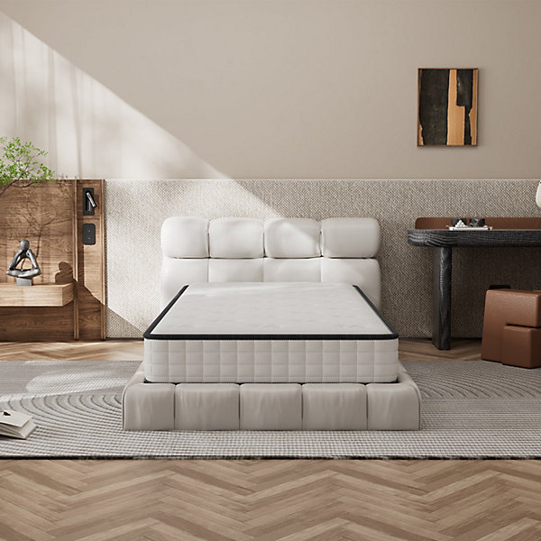 DEWINNER Matelas en Mousse à Mémoire de Forme Haute Densité 90x190 cm 16 cm épaisseur
