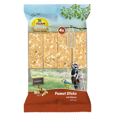 JR Farm 4x Peanut Sticks Shelled Free 640g