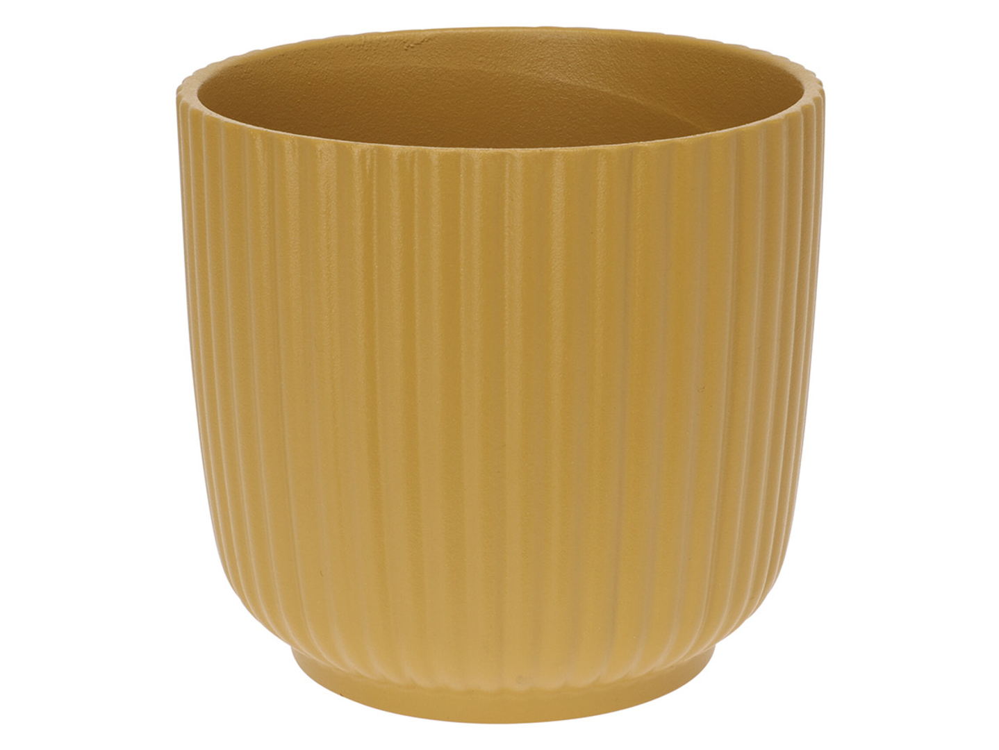Doniczka ceramiczna prążkowana 13,5 cm mix kolorów