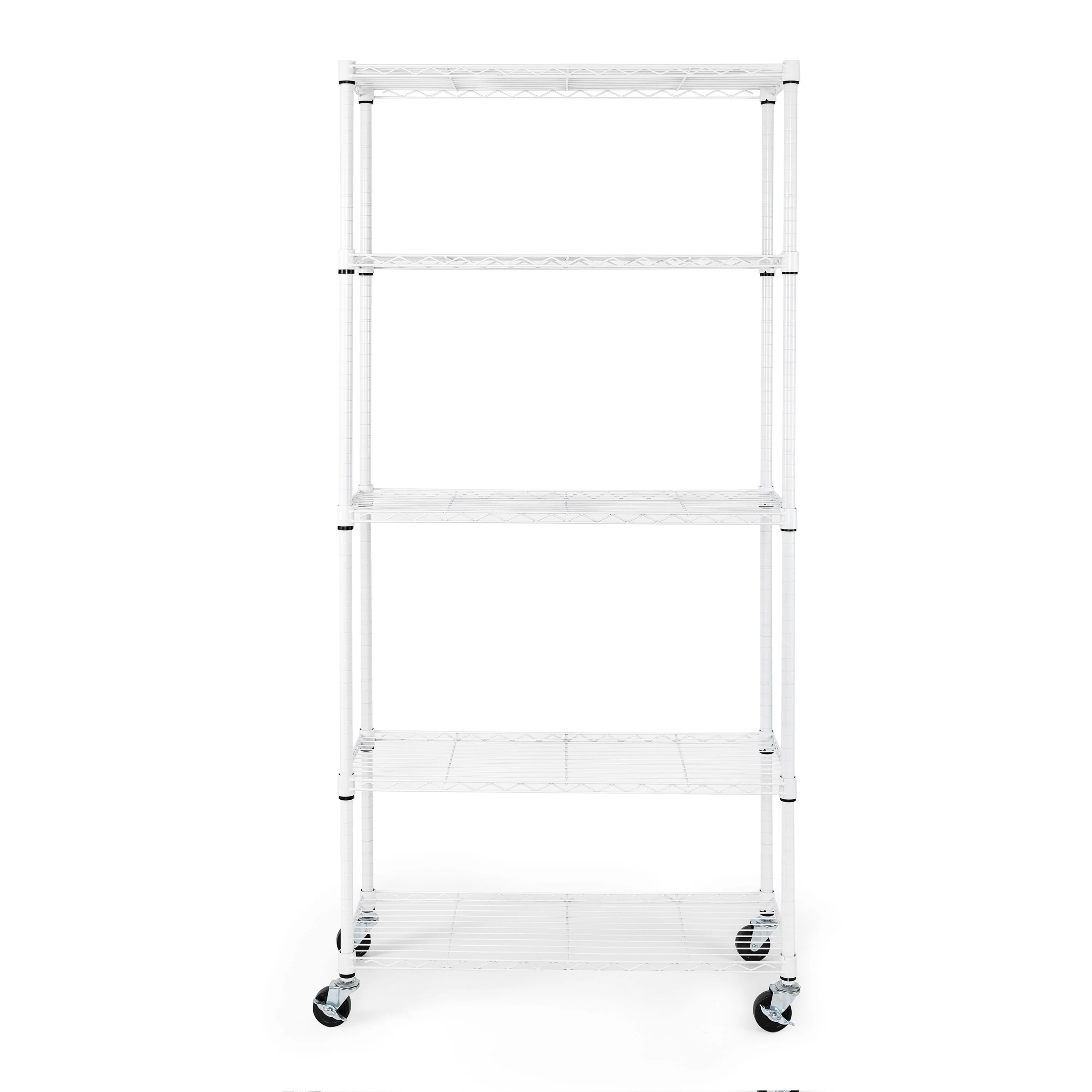 Seville Classics UltraDurable® 5-Tier NSF Steel Wire Shelving, 36 W x 14 D, White - 36 W x 14 D