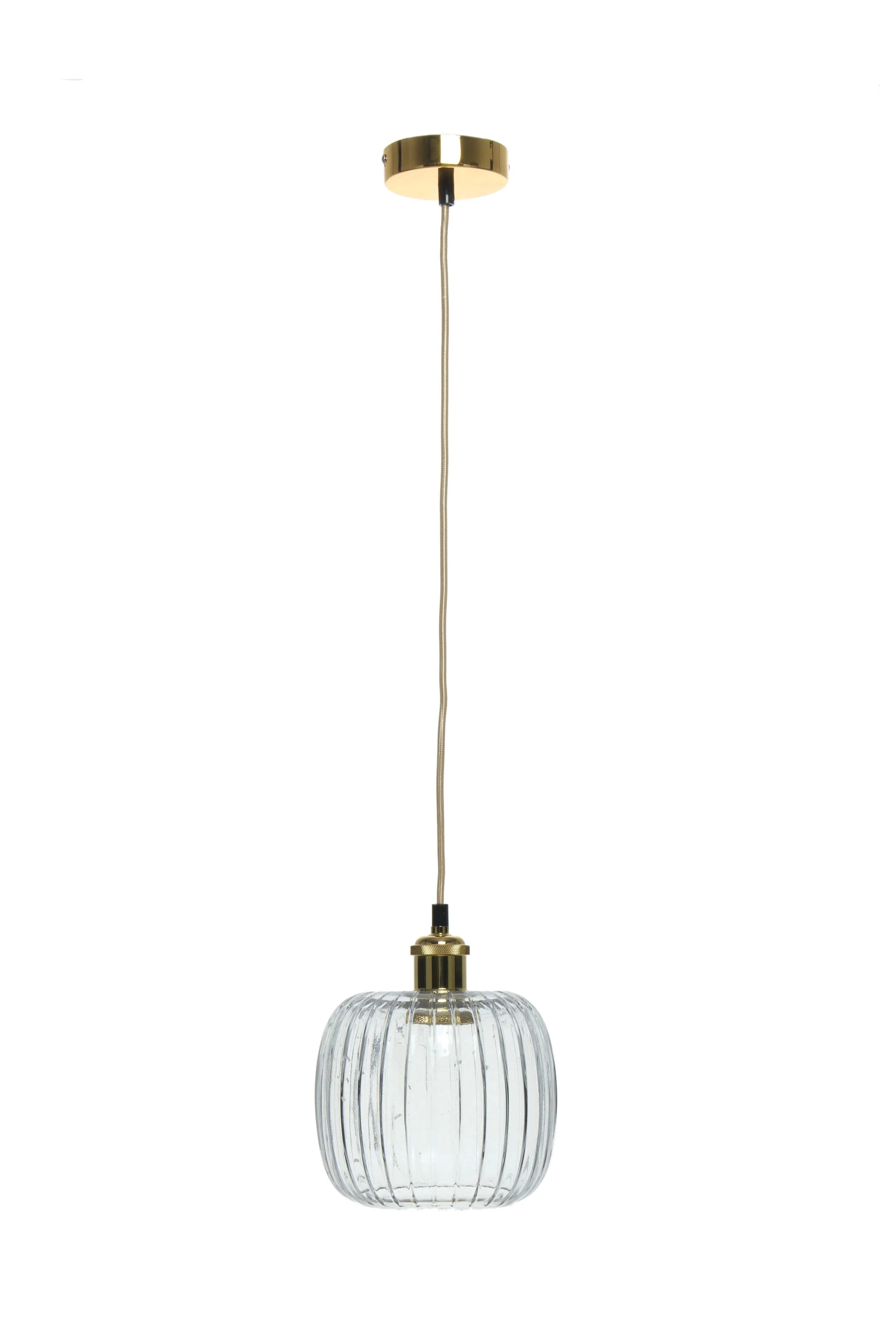 Glazen hanglamp Claudia rond