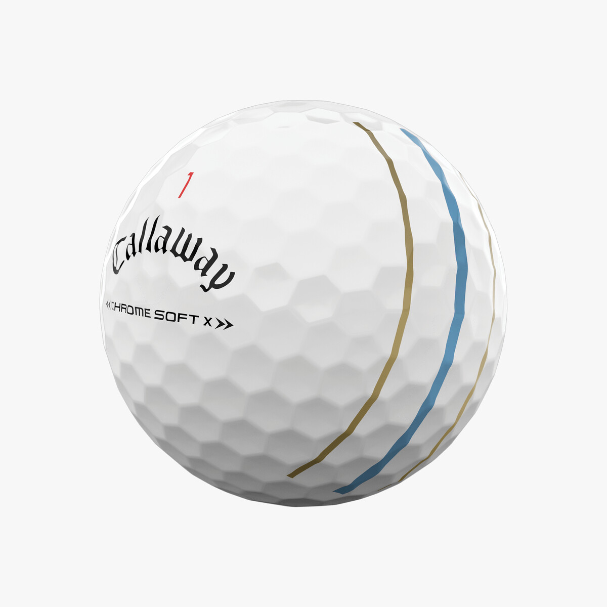 Limited Edition Chrome Soft X 22 Triple Track 'Good Good' Golf Balls