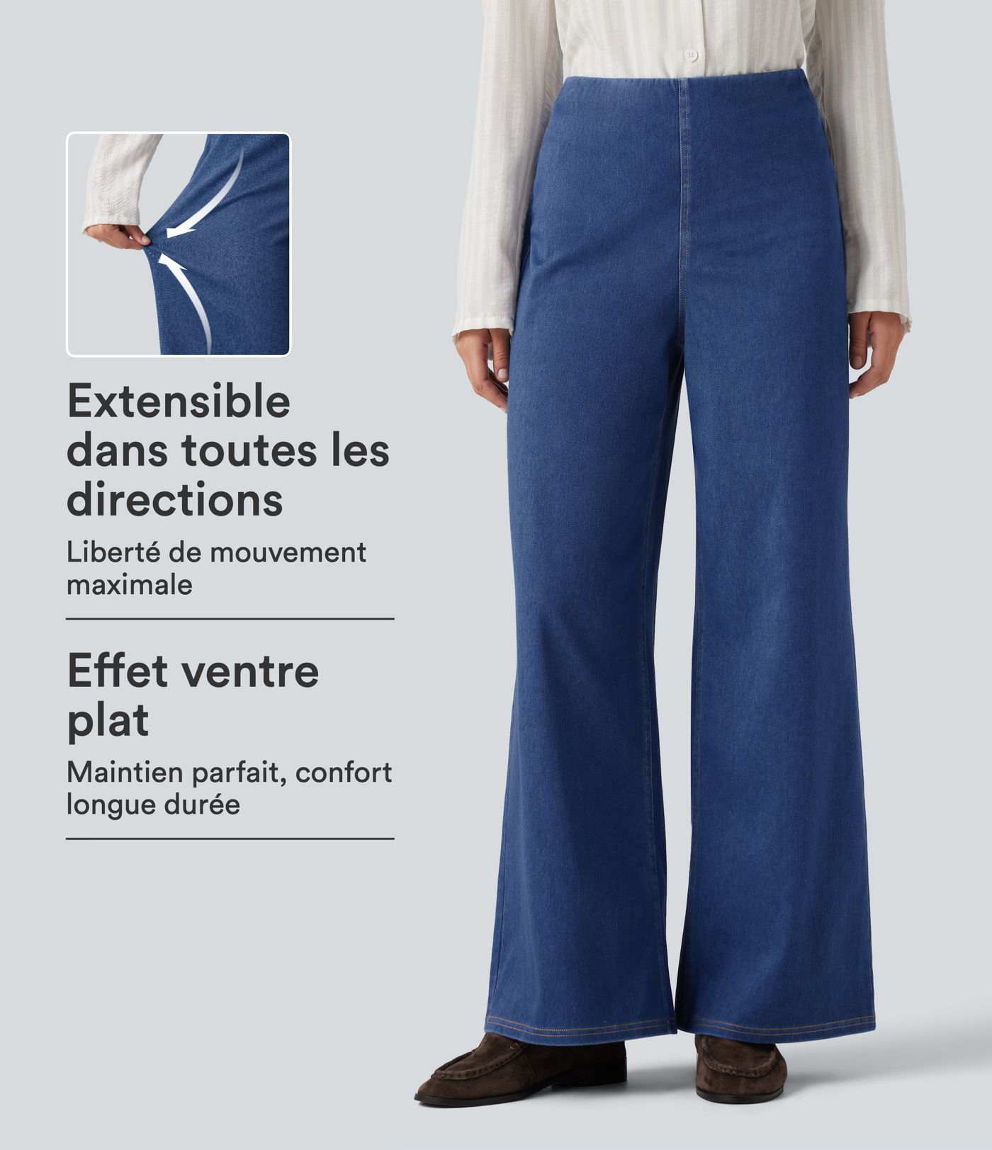 Jean Halara Flex™ gainant taille haute avec poches
