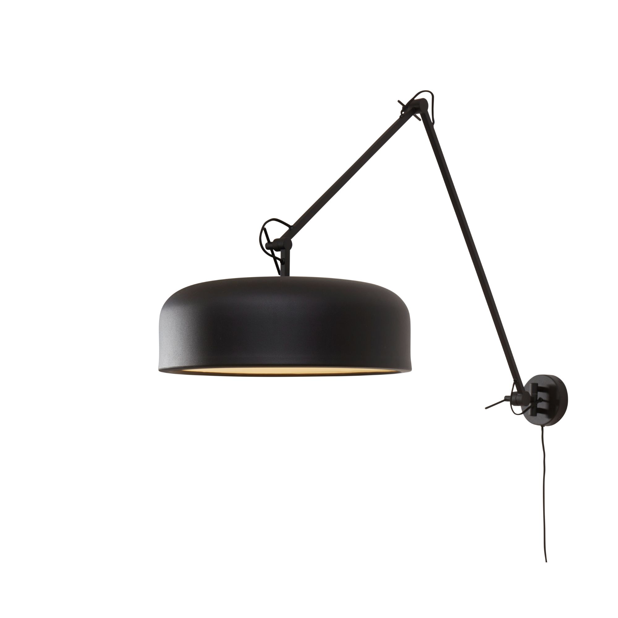 it's about RoMi wandlamp Marseille - zwart - Ø48cm