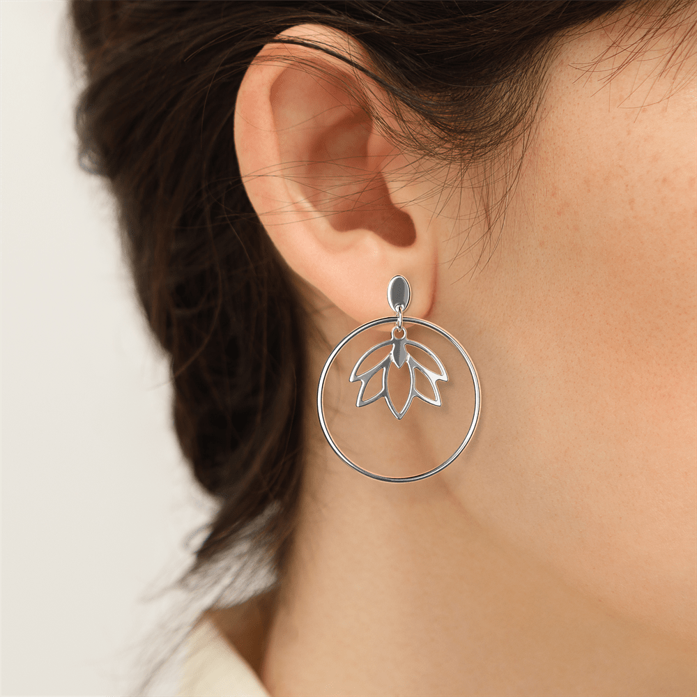 Boucles d'oreilles Lotus