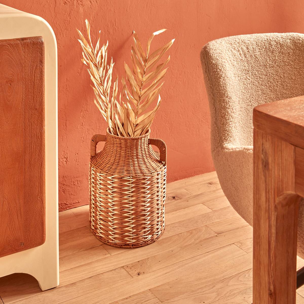 Vase "Soro" Brown, H.37 cm