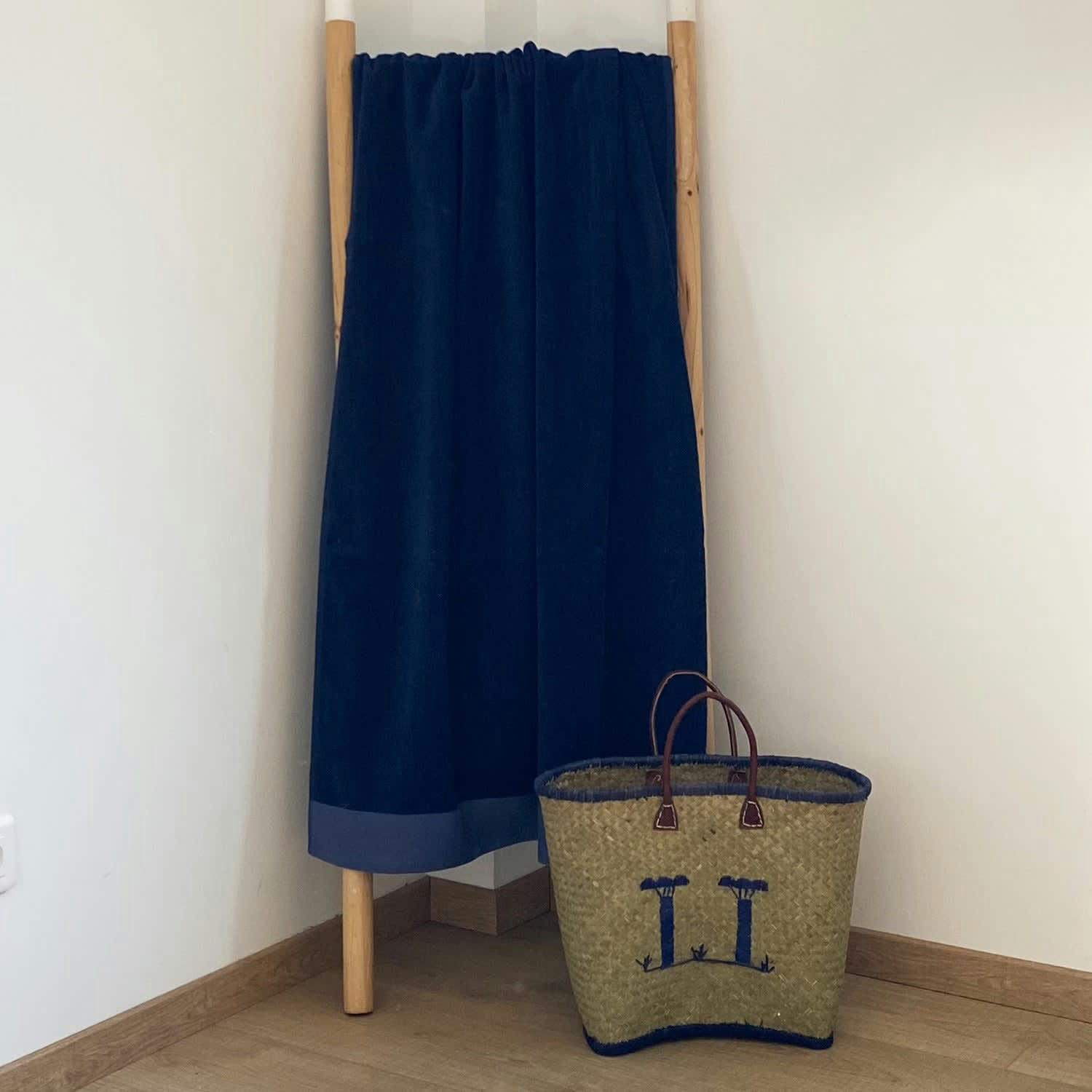 EPONGE VELOURS UNIE - Serviette de bain éponge velours unie 