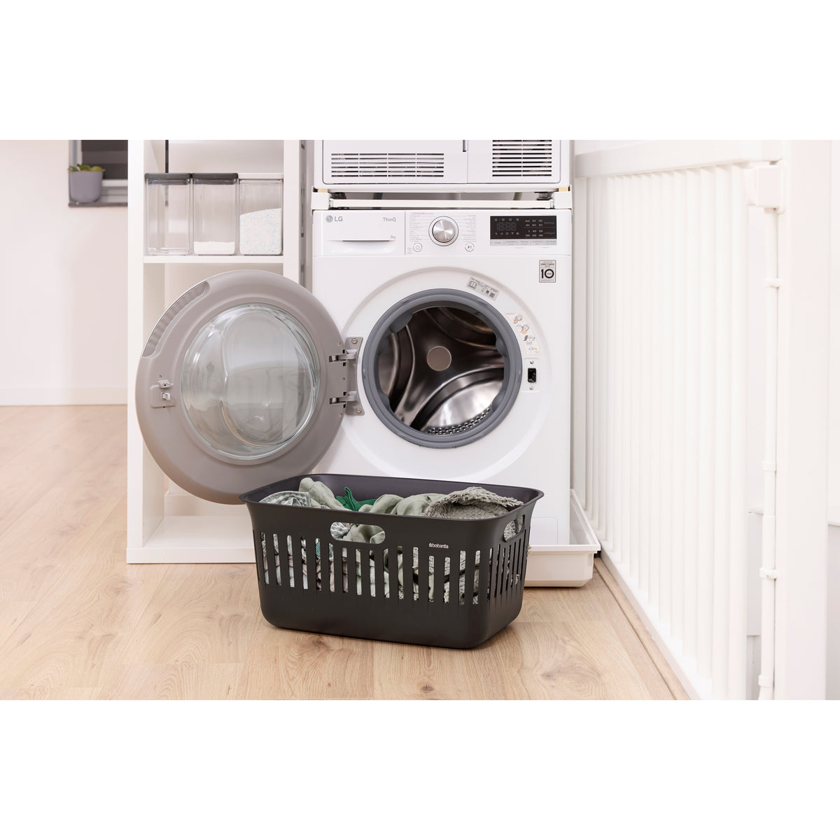 Brabantia Collect-It Wasmand 40 liter, set van 2 - Black