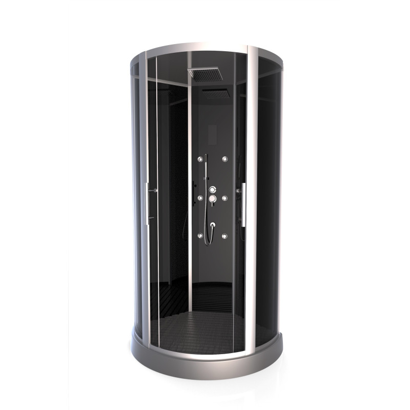 Cabine de douche Premium 1/4 rond 95 x 95 x 230 cm AURLANE