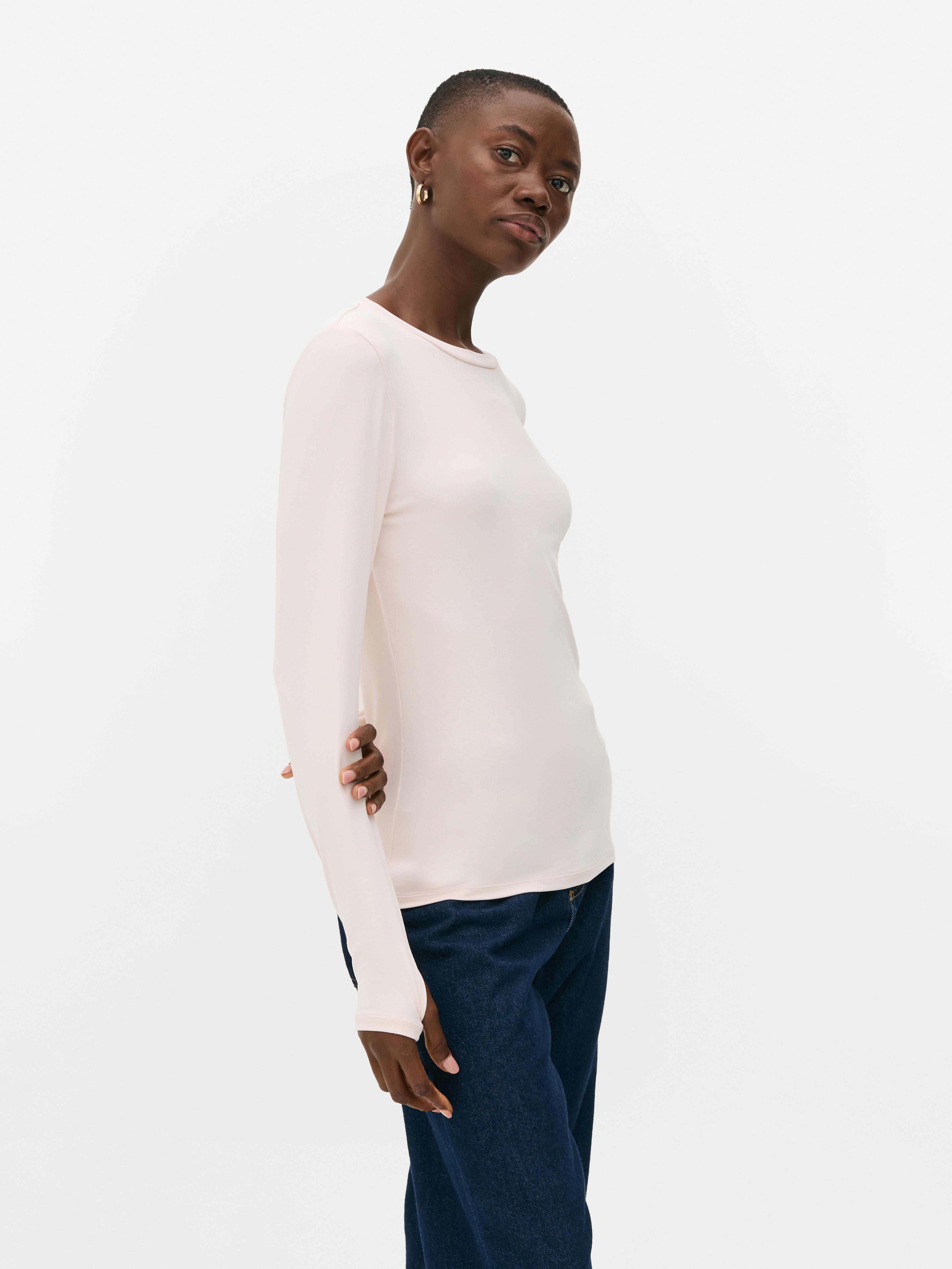 Polyamide Long-Sleeve Crew Top
