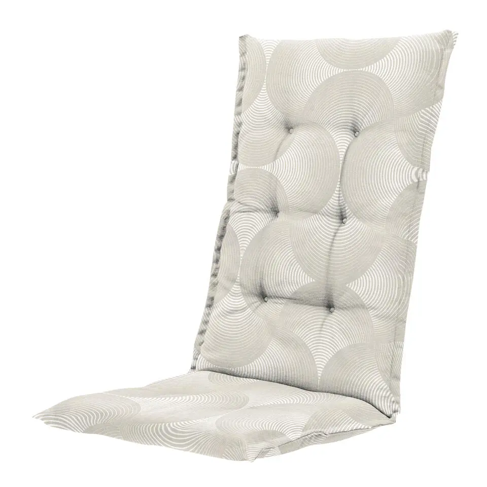 Madison - Kussen hoge rug Napels - Beige - 123x50x5cm - Set van 4