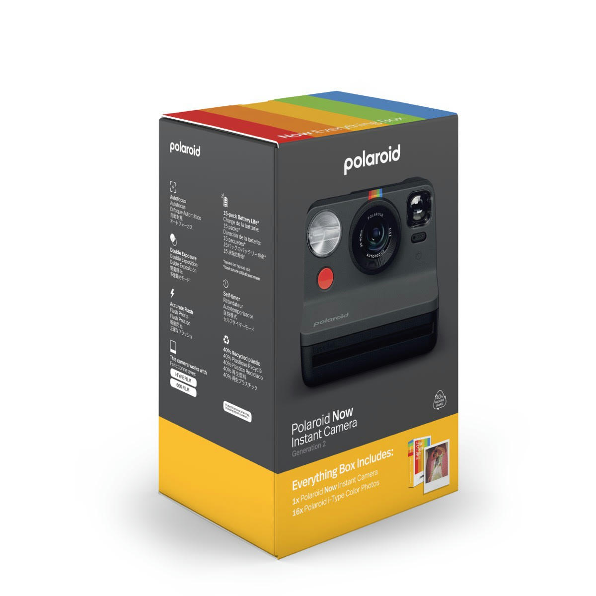 - Appareil photo instantané  EB Now Gen 2 Black