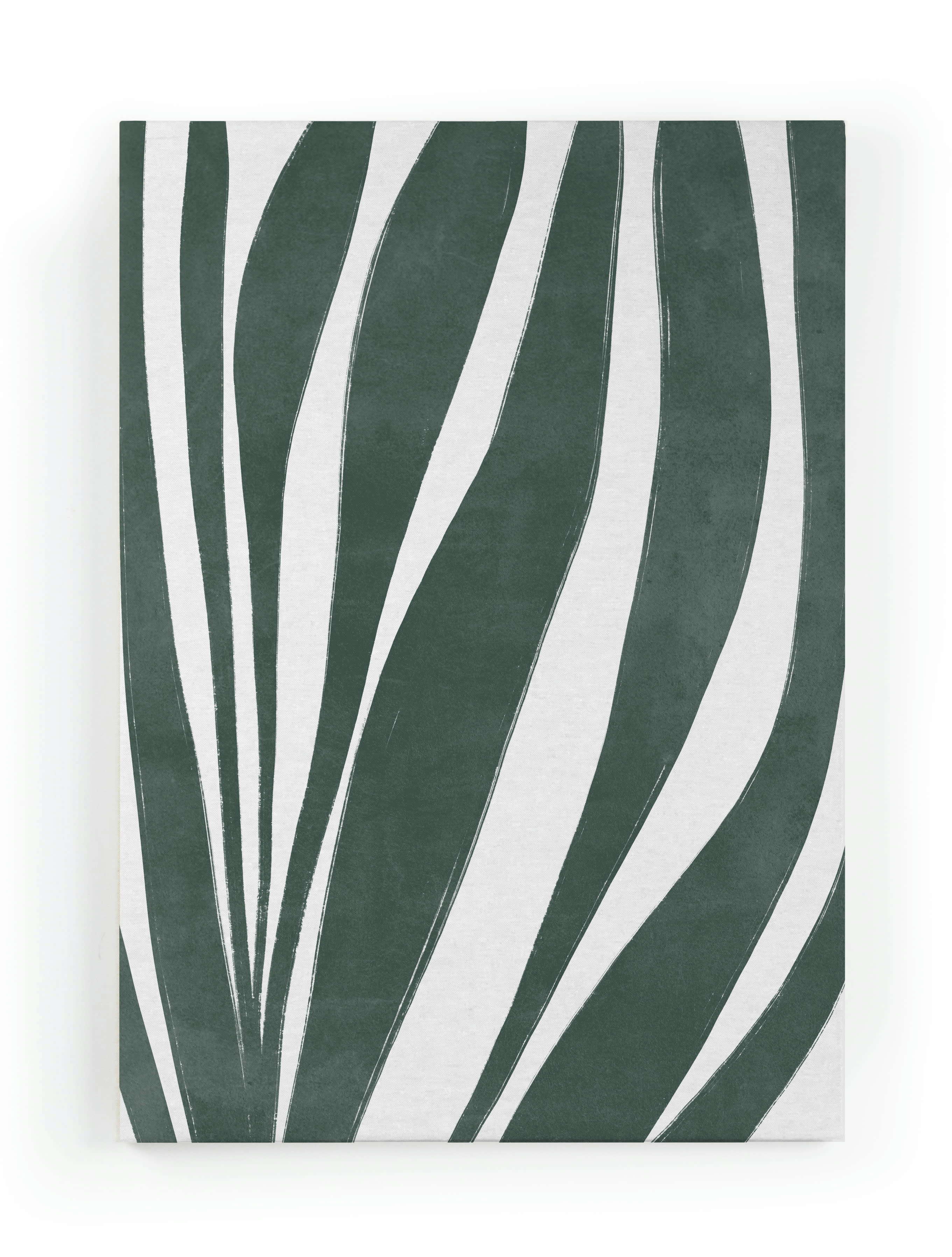 GROWING LEAVES - Peinture sur toile 60x40 imprimé HD Feuilles en croissance