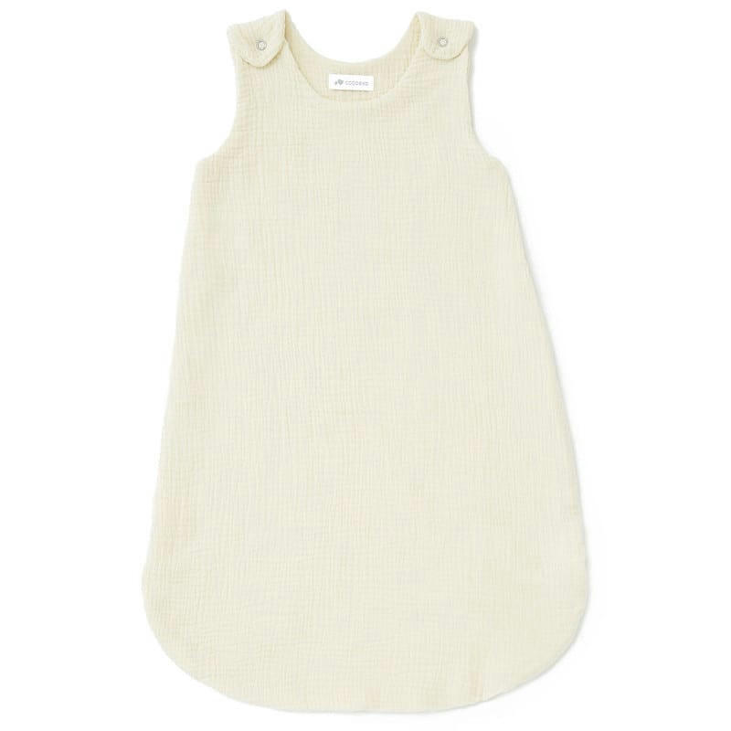 - Gigoteuse été en double gaze de coton camel (0-6 mois)