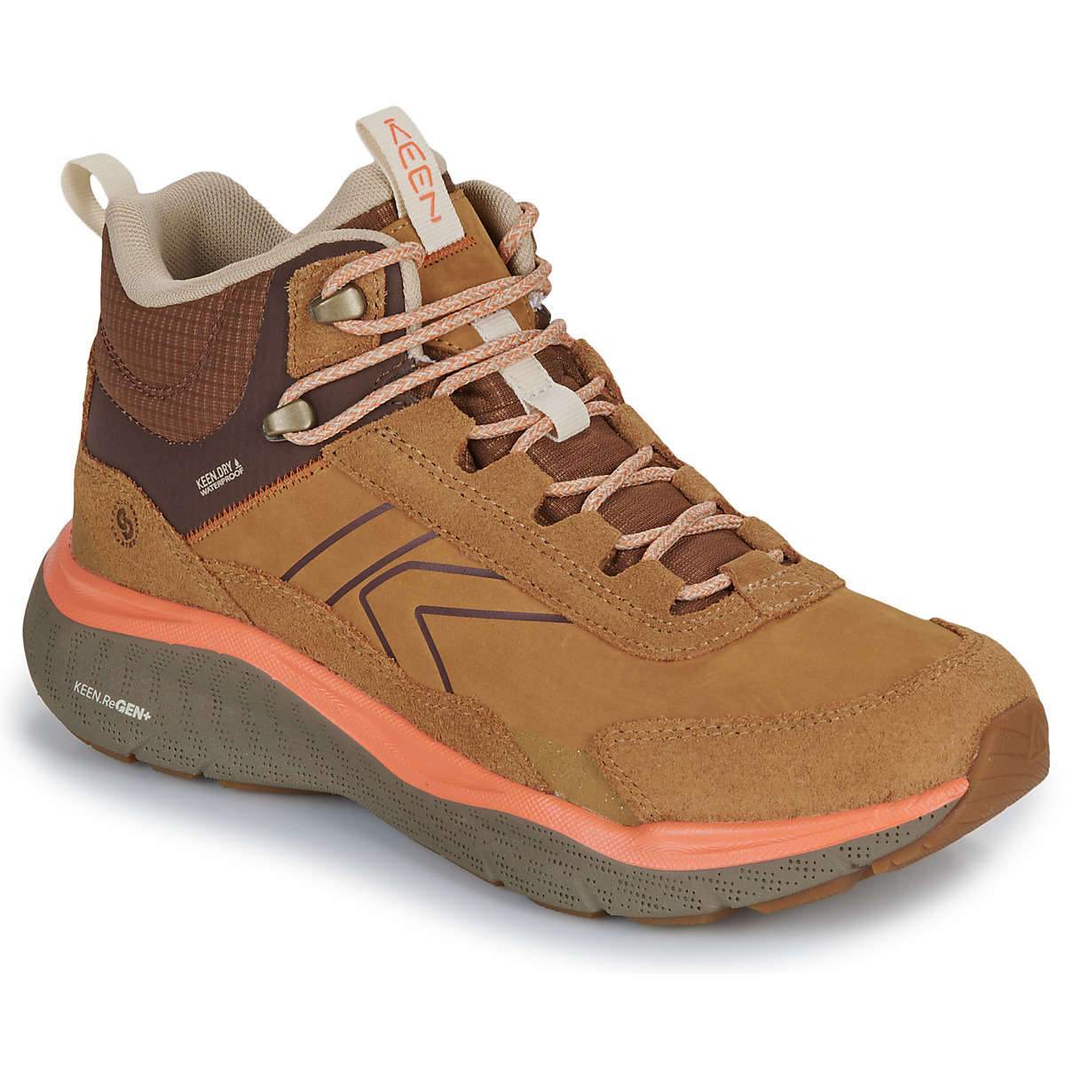 Keen - LEIKI LEATHER MID WP - Camel