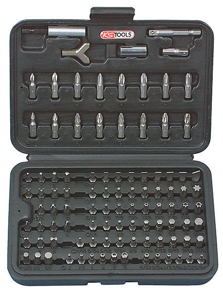 KS Tools - 911.2026 - Coffret de 95 embouts, 1/4'' - 6,35 mm