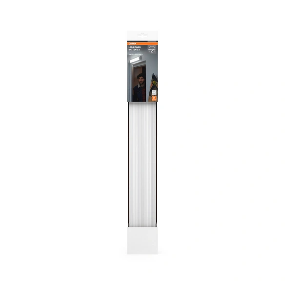 LED-Lichtleiste, LxBxH: 60x8,2x4,8 cm, kaltweiß