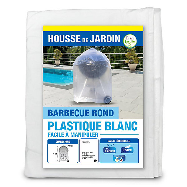 Housse de protection barbecue rond