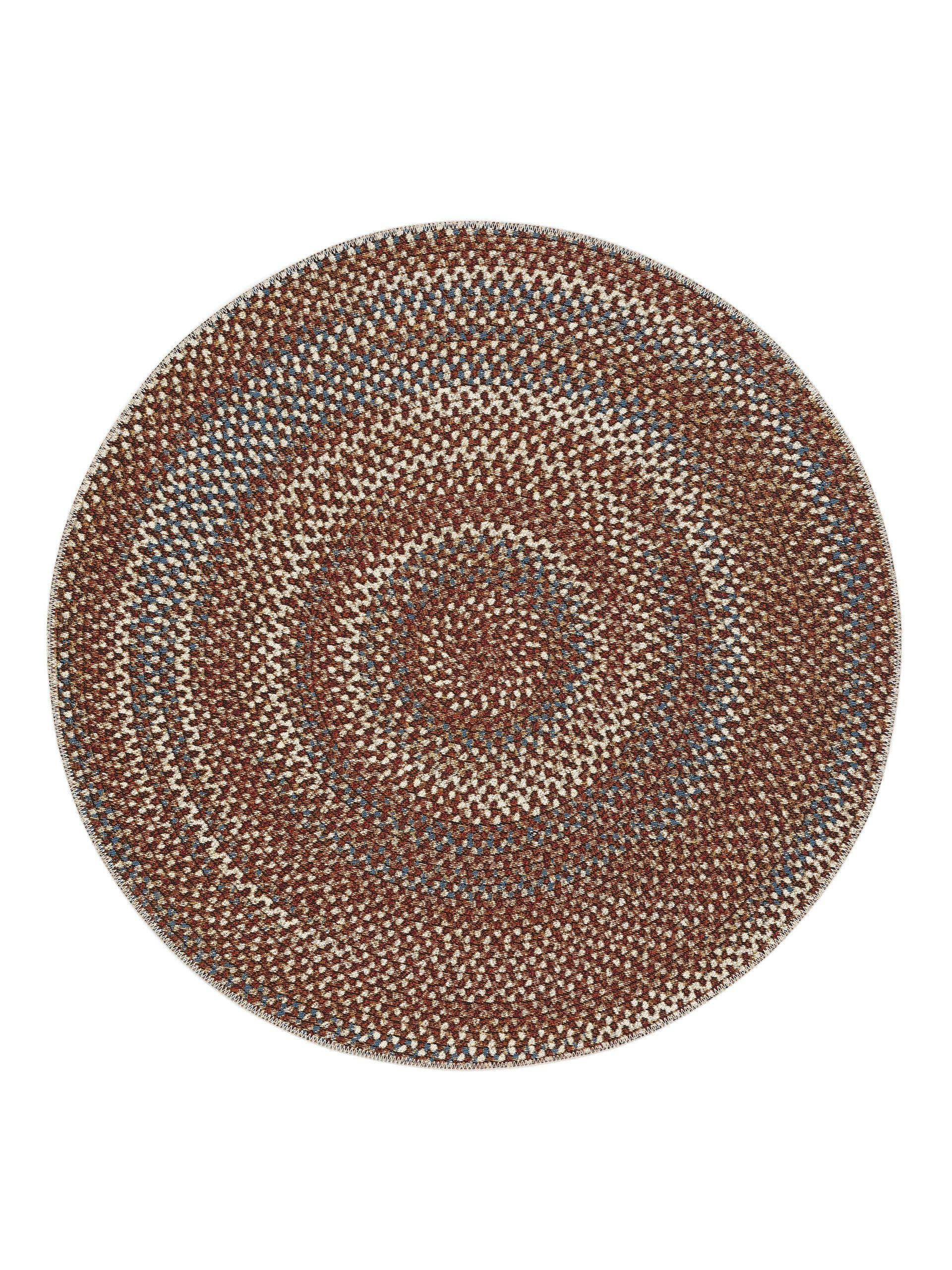 KENYA - Tapis d'extérieur & intérieur rond multicouleur D 160