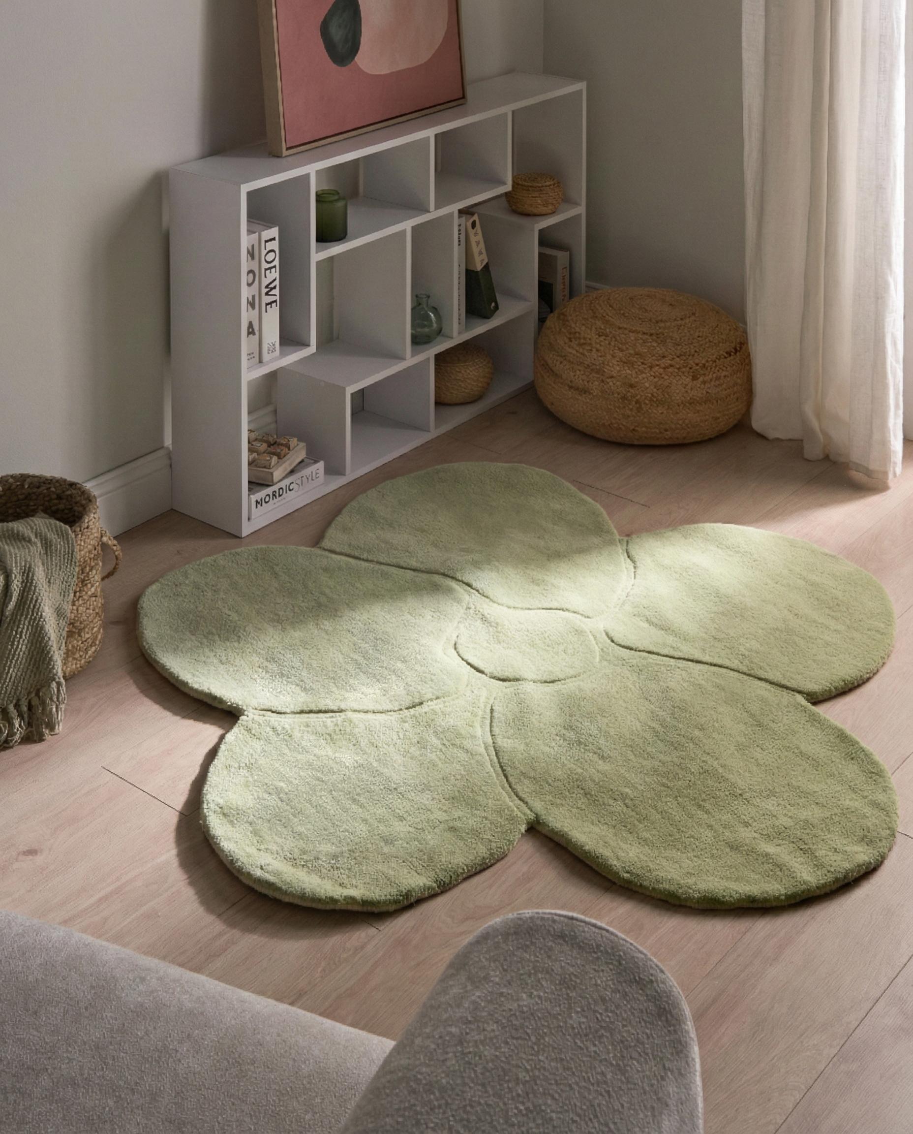 Rug KOKKINI Light Green ? 140 cm Wool