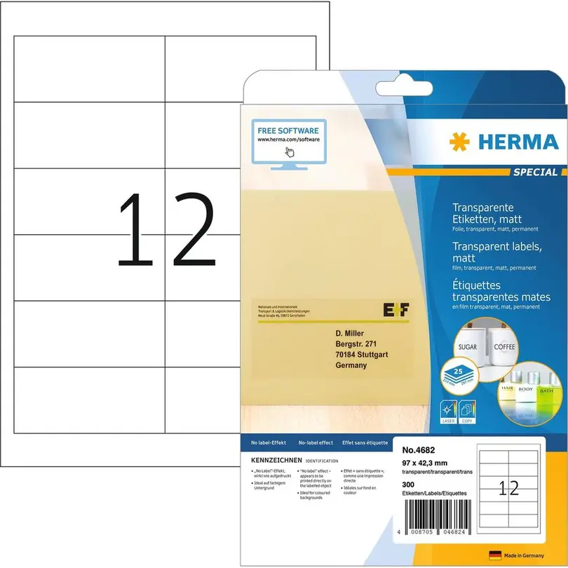 Etiketten Herma