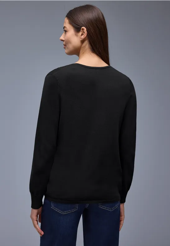 Cardigan in Unifarbe