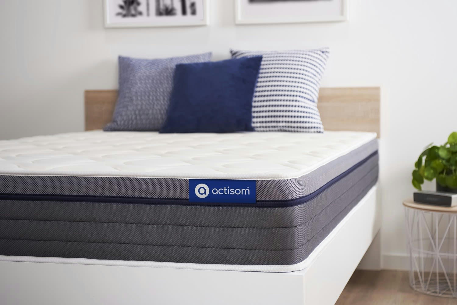 ACTILATEX ZEN - Matelas 120x190 cm Latex et mémoire de forme