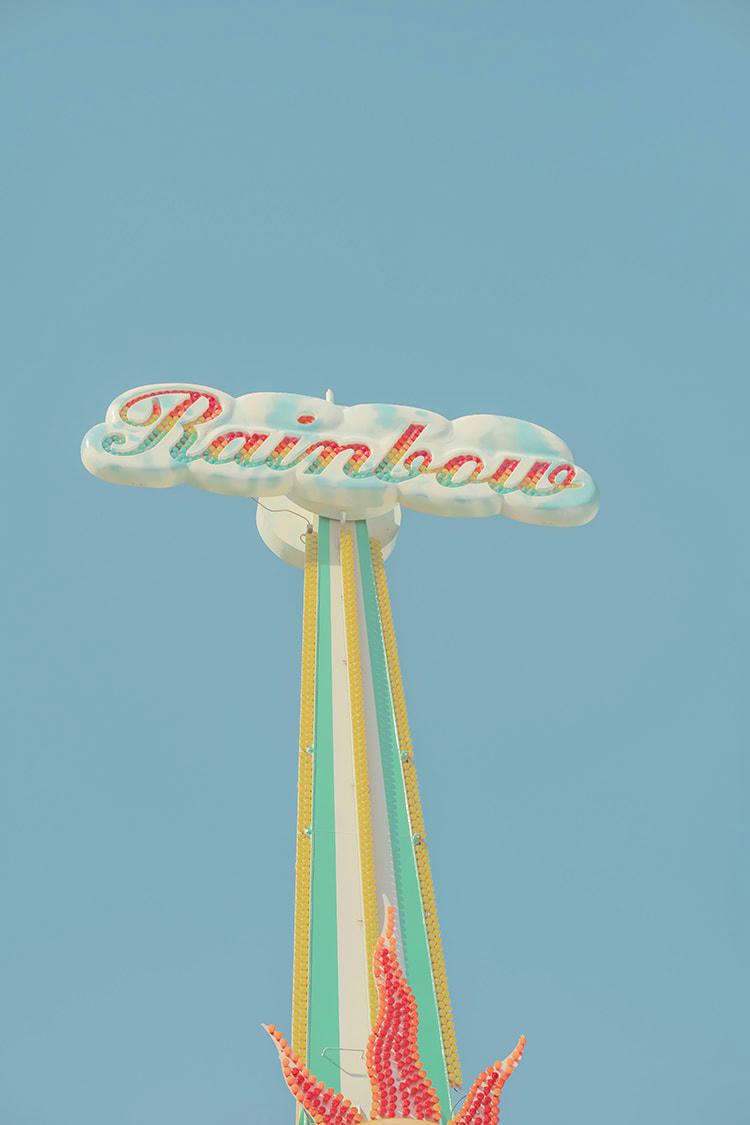 RAINBOW - Photographie d'art de Laura Sanchez 30x45 cm sur plexi