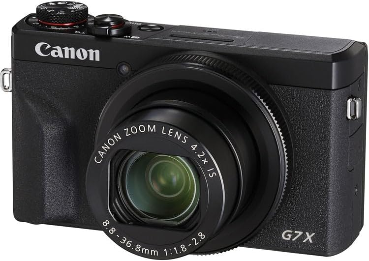 Canon PowerShot G7 X Mark III 20.1MP Digital Point and Shoot Camera  4.2X Optical Zoom  Black