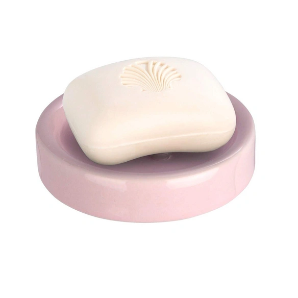 Seifenablage, Keramik, rosa