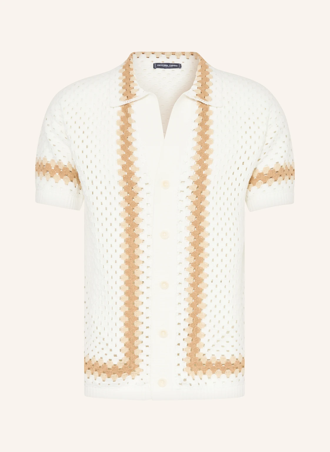 FRESCOBOL CARIOCA Kurzarm-Hemd PINTO Comfort Fit