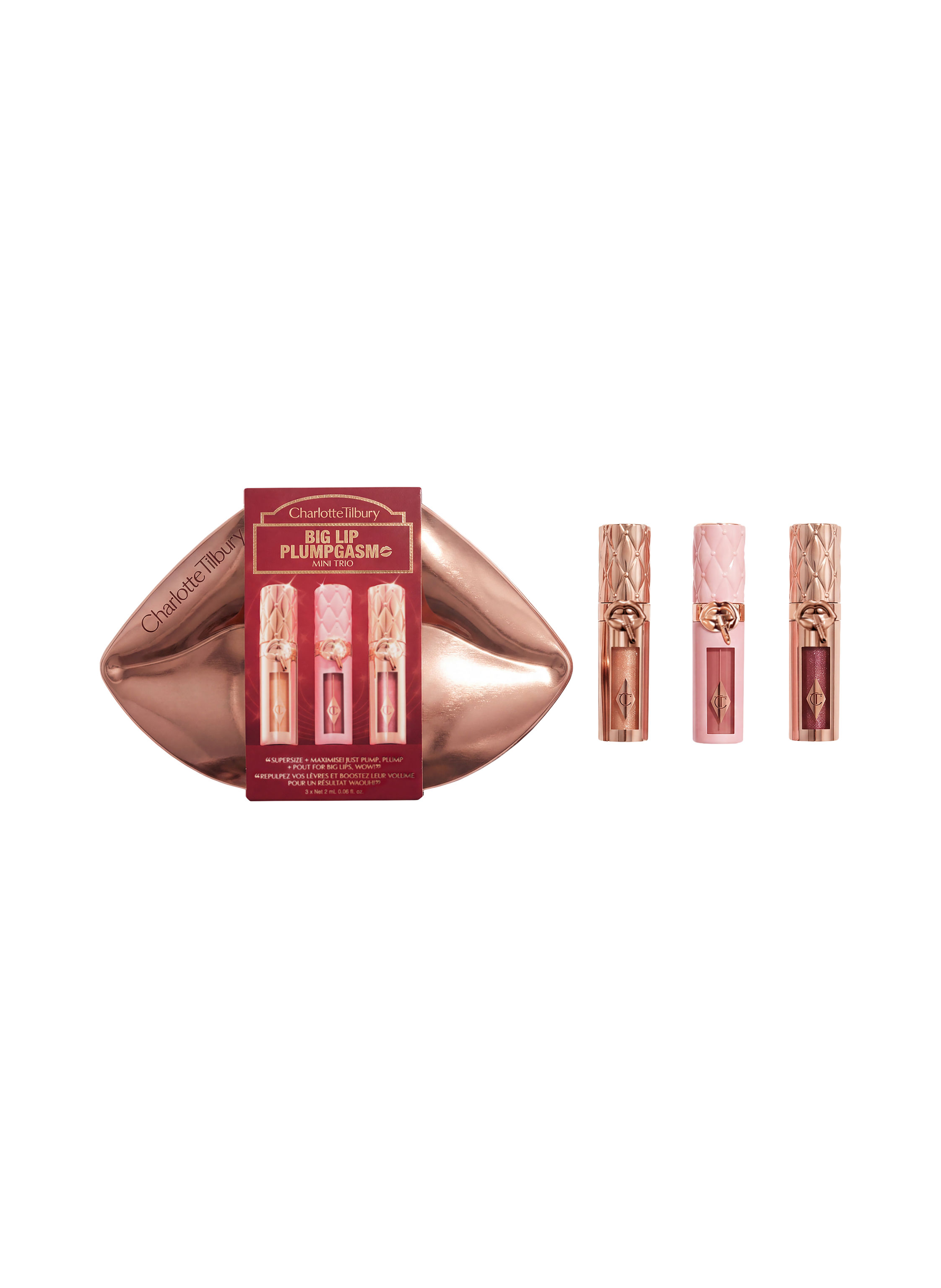 Charlotte Tilbury BIG LIP PLUMPGASM MINI TRIO