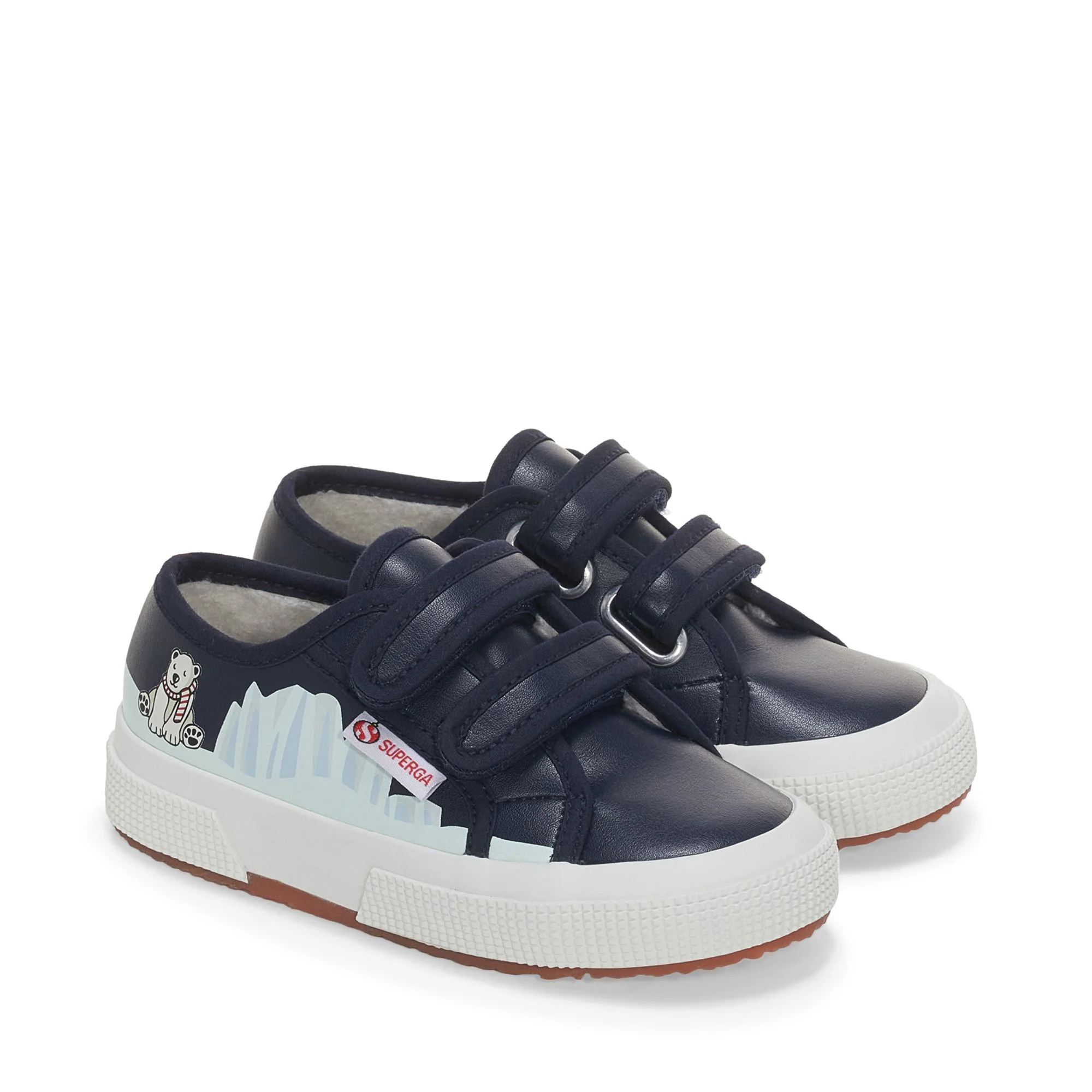 2750 KIDS STRAPS VEGAN MATERIAL POLAR BEAR
