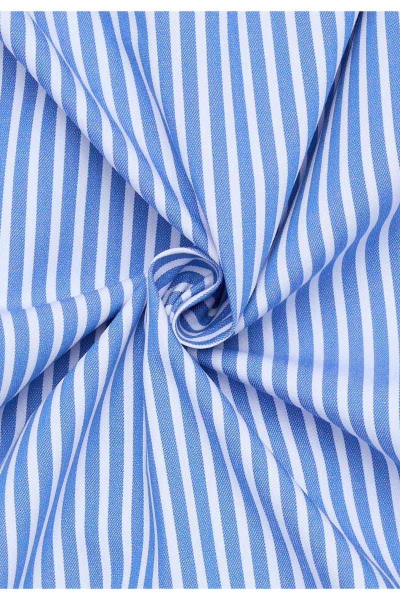 ETERNA Performance Slim Fit Hemd blau, Gestreift