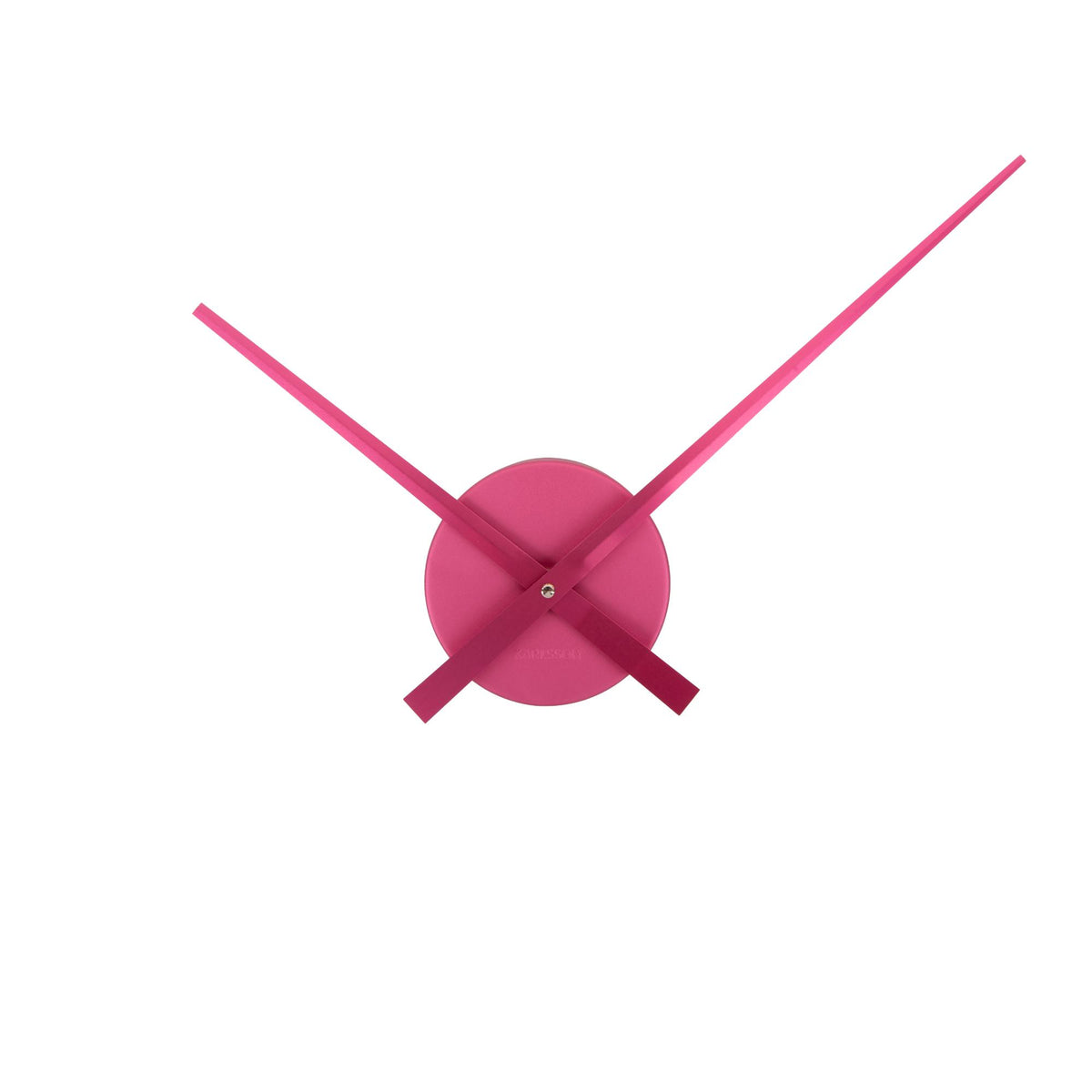 Karlsson wandklok Little Big Time Mini Metallic - roze - Ø41cm