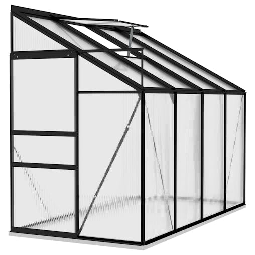NNEVL Greenhouse Anthracite Aluminium 5.24 m&sup3;